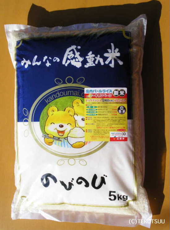 俳優佐藤輝 山形県の美味しい米 みんなの感動米のびのび