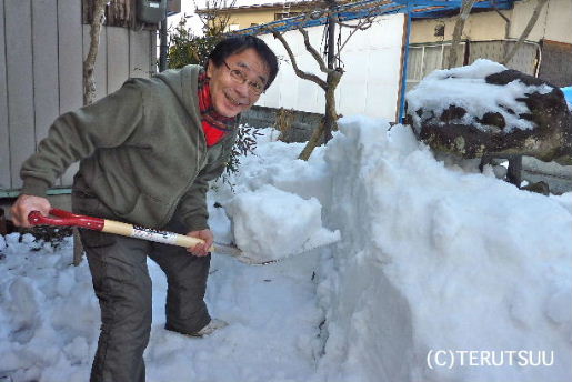 俳優佐藤輝 大雪 豪雪 山形の雪かき